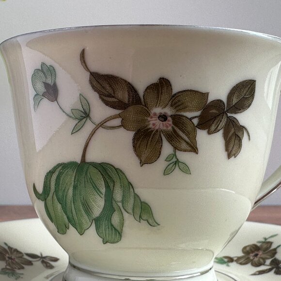 KPM Denmark Floral Espresso Cup & Saucer, Vintage - Picture 4 of 7